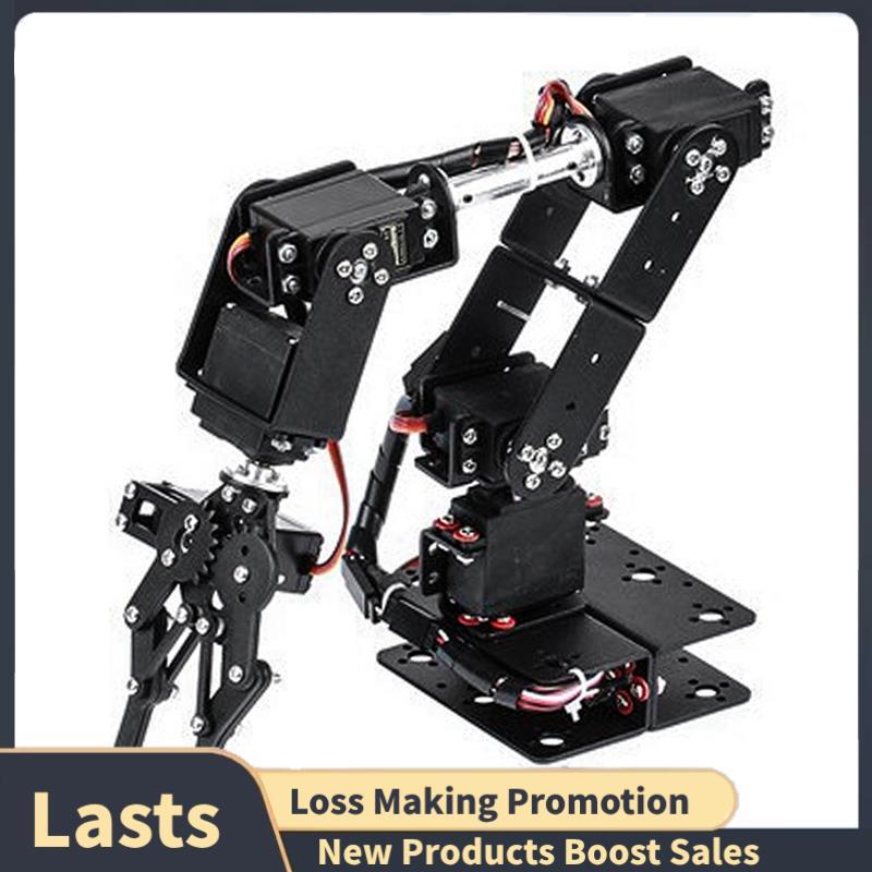 6DOF Robô Mecânico Braço Braçadeira Garra Kit DOF Manipulador De Grau Industrial Para Robótica