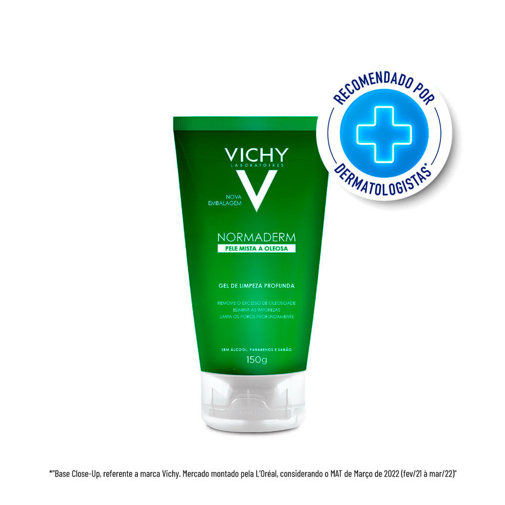 Detalhes do Normaderm Vichy Gel de Limpeza Profunda Facial 150g