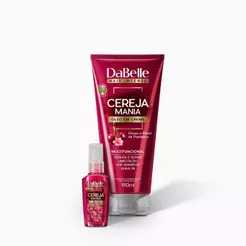 Dupla Óleo Reparador e Óleo em Creme Cereja Mania - Dabelle Hair