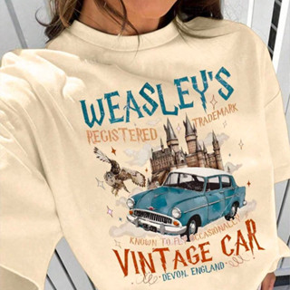 Camiseta Carro Voador de Bruxo, Estilo Vintage Estampa de Carro Camiseta Algodão em Oferta na Shopee