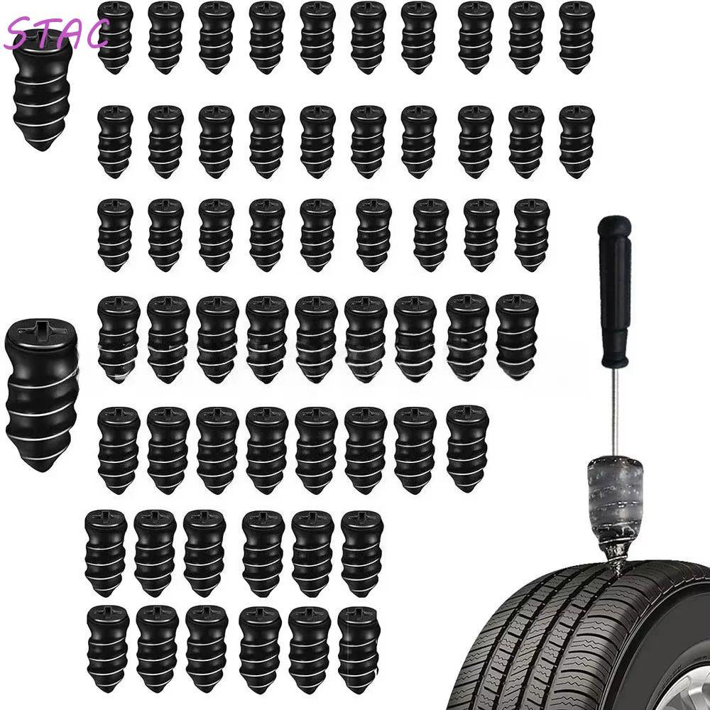 STAC 10/20Pcs Parafuso Auto-Roscante , Prego Universal Para Reparo De Pneus De Carro Sem Câmara De Ar , Kit De Borracha