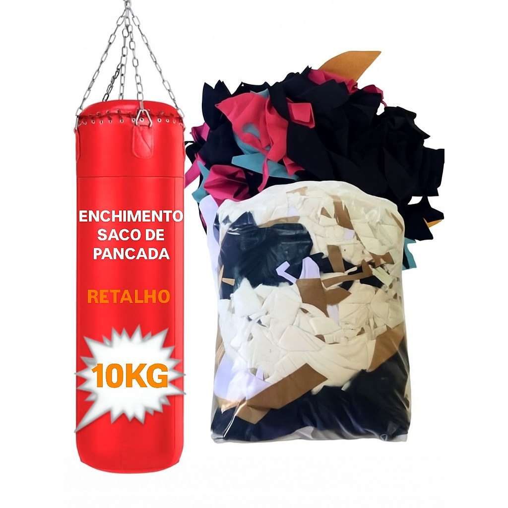 Retalho De Tecido Enchimento Saco De Pancadas e Almofadas 3k 6k 10k retalho para Tapete e Limpeza