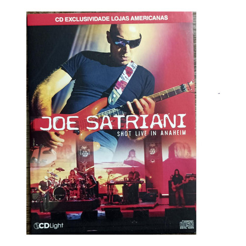Cd Light Joe Satriani Shot Live In Anaheim-  Lacrado