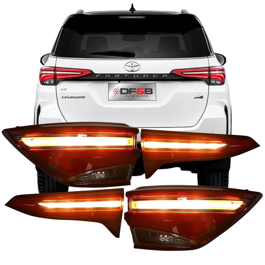 Kit 4 Lanternas Traseira com LED Toyota SW4 2021 a 2025