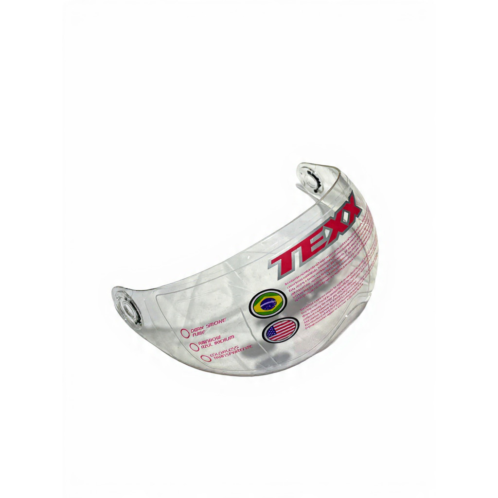 VISEIRA CRISTAL ORIGINAL CAPACETE TEXX BREEZE ARSENAL em Oferta na Shopee