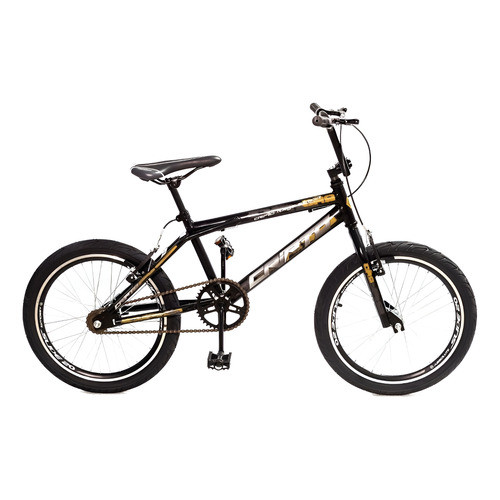 Bicicleta Aro 20 Cross Cripto Bmx Freestyle Pneu Preto Preto/Amarelo