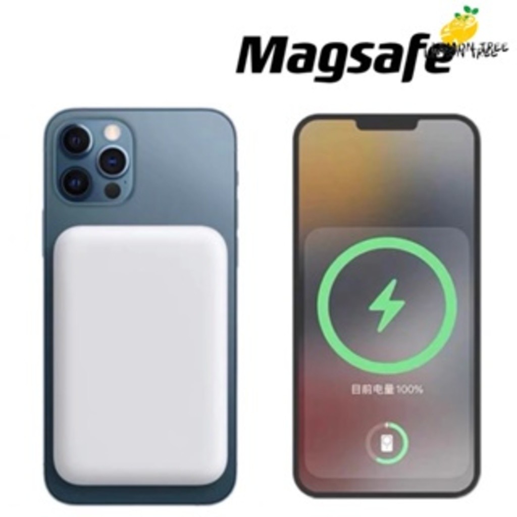 Carregador Portátil 3000Mah/5000Mah/7000Mah Magsafe Indução iPhone Apple Sem fio Bateria Carga