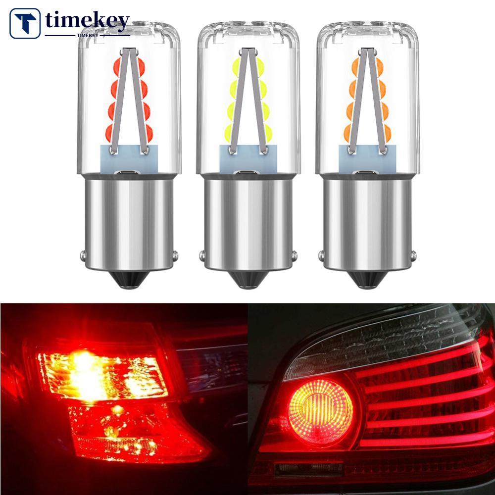 TIMEKEY 1PC 1156/1157 Automotivo Led Luzes De Freio Caminhão Reversas Condução Traseiras Sinais Volta D7F8