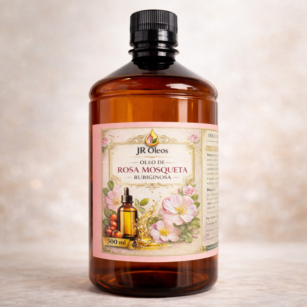 Óleo Vegetal de Rosa Mosqueta Rubiginosa 500ml