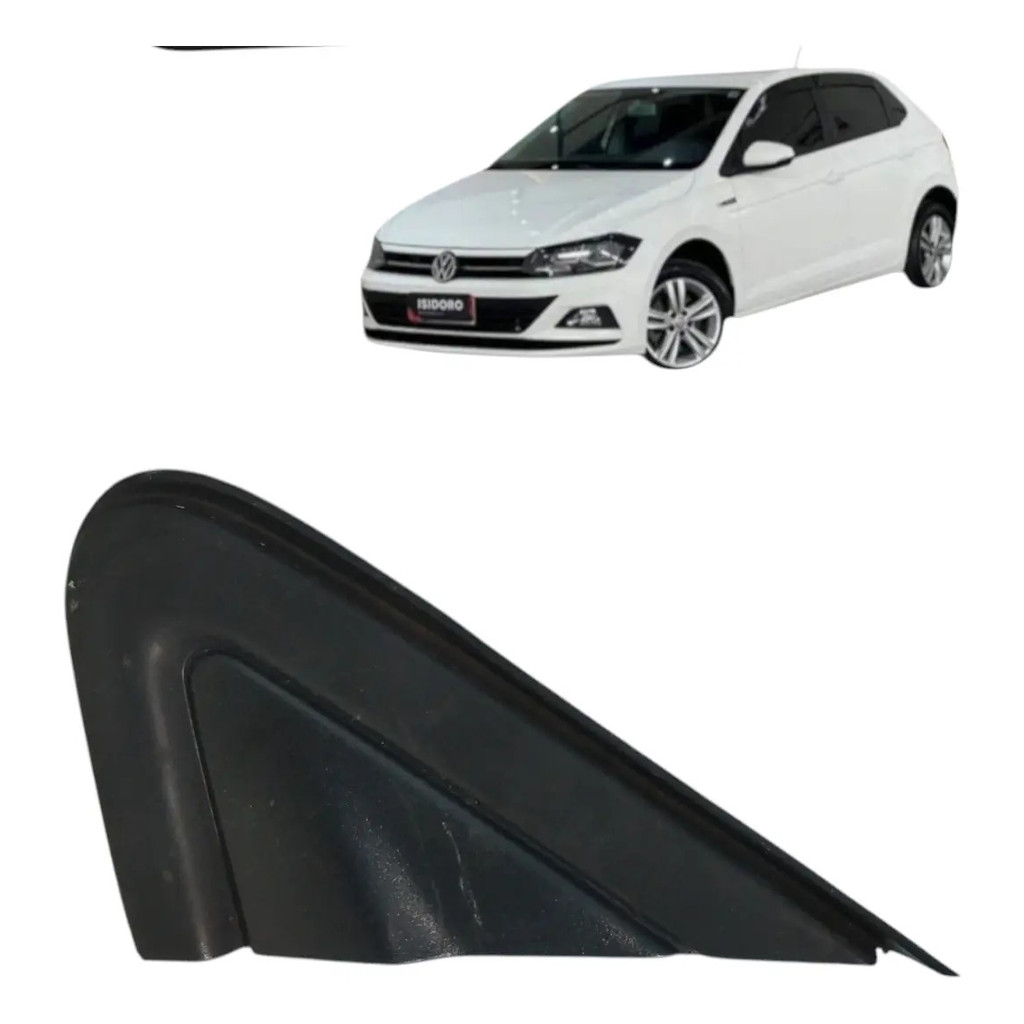 Acabamento Retrovisor  Esquerdo Vw Novo Polo Virtus 2018/22