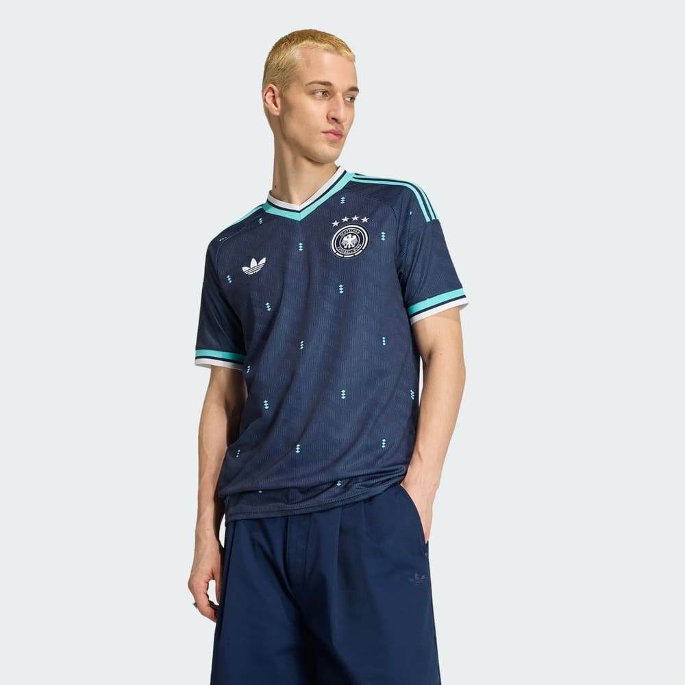 Camisa Alemanha II Adidas 2026 Azul Oficial + NF