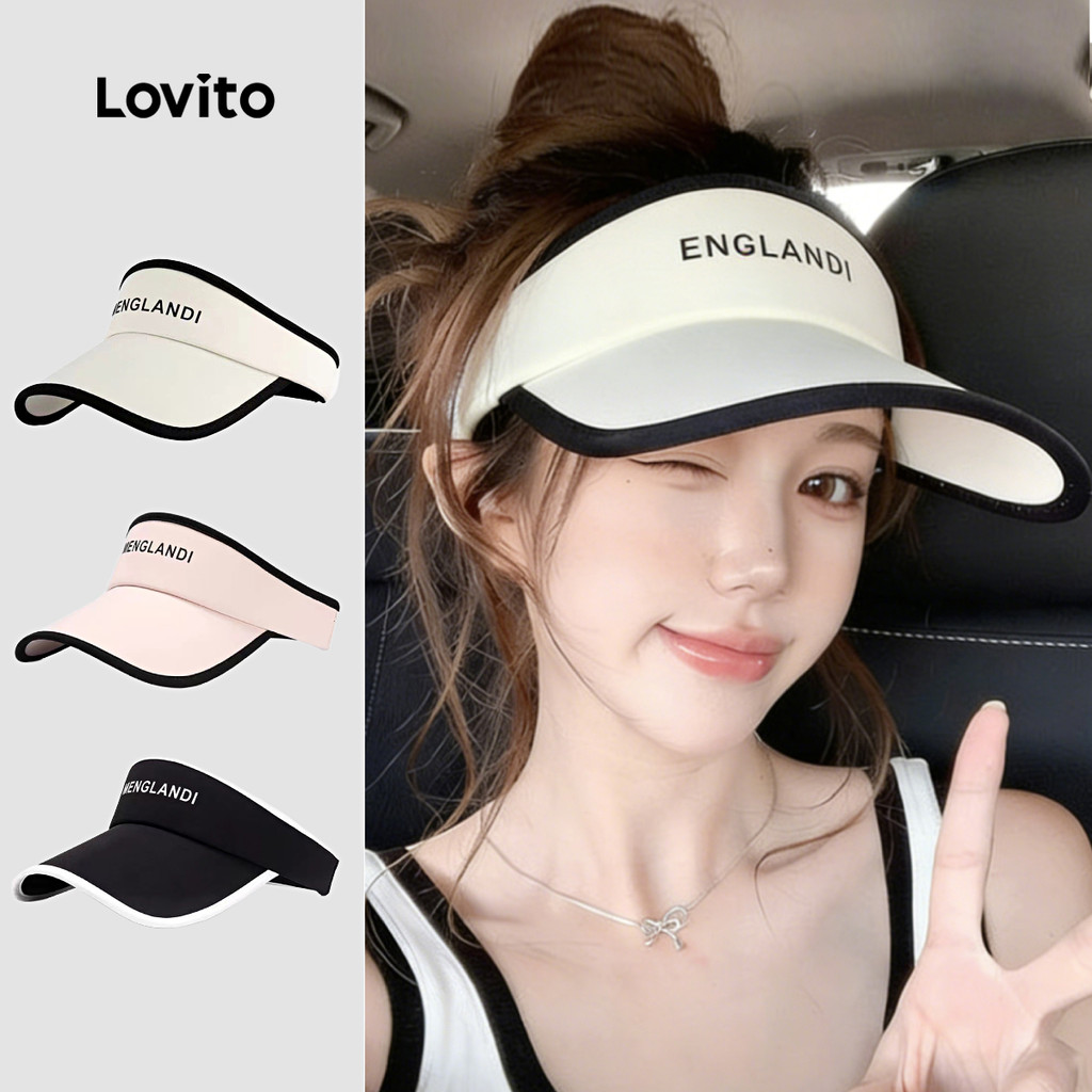 Lovito Boné Casual Clássico e Versátil Bege LFA114088 em Oferta na Shopee