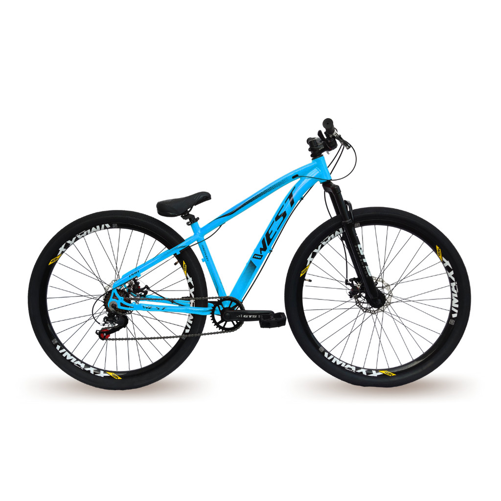 Bike Aro 29 Prowest Freeride Azul 7v Mecanica Quadro 15