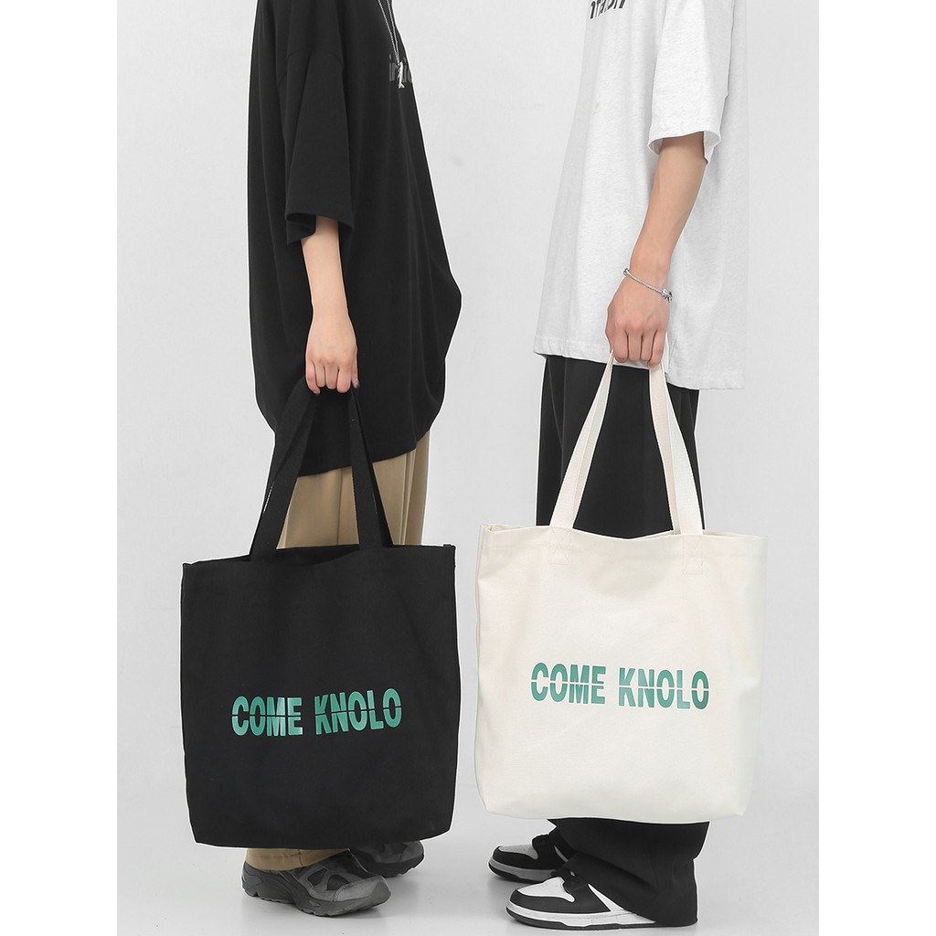 Bolsa de lona masculina de grande capacidade, bolsa de ombro japonesa, estudantes do ensino médio, bolsa escolar de clas