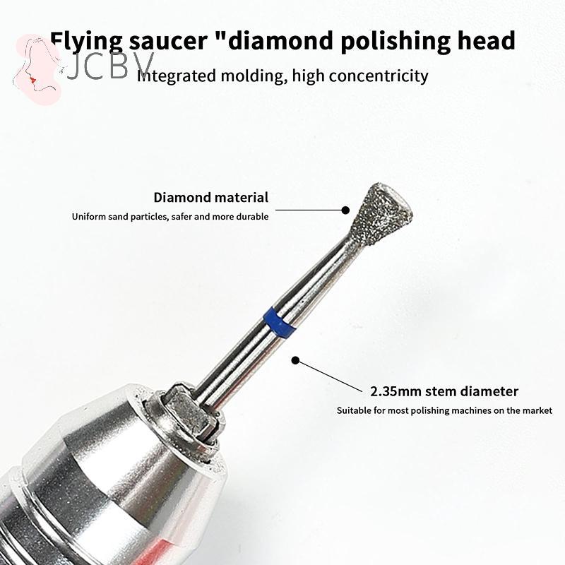 [JCBV] 1 Pcs Fresa De Diamante Brocas De Unhas Carecas Para Acessório De Manicure Broca Ferramentas De Remoção De Cutícu