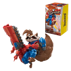 Boneco Articulado Montável Blokees Marvel Rivals CC09 Rocket Raccoon Colecionável Model Kit