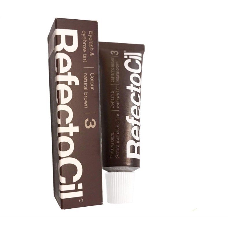 Tintura Sobrancelhas RefectoCil Marrom 3 15ml À Prova D'Água