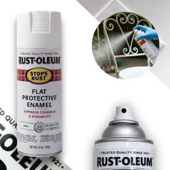 Spray Anticorrosivo Branco Fosco Metal Protection Rust Oleum