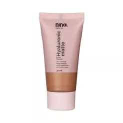 Base Líquida Nina Makeup Hyaluronic Matte Cor 5.5