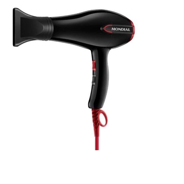 Secador de Cabelos Mondial Turbo Preto/ Vermelho SC-41 127V