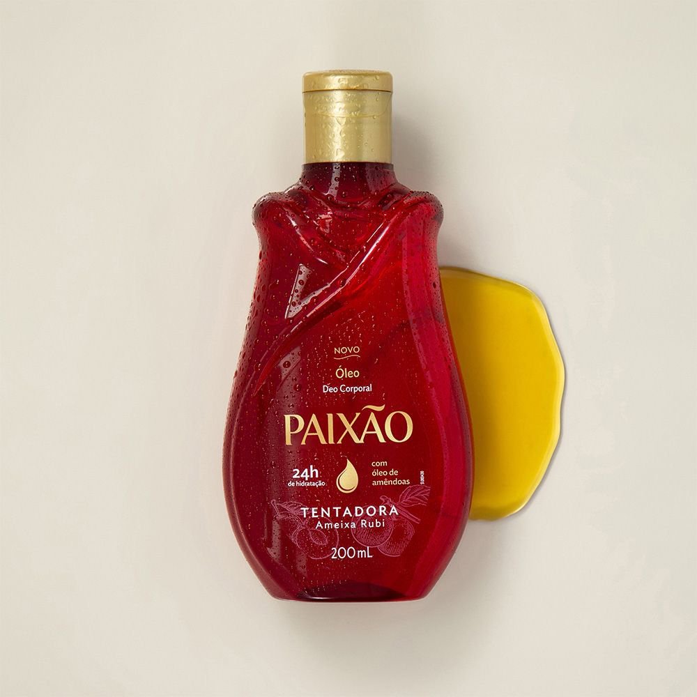 Detalhes do Óleo Corporal de Amêndoas Paixão Tentadora Ação Desodorante 200ml