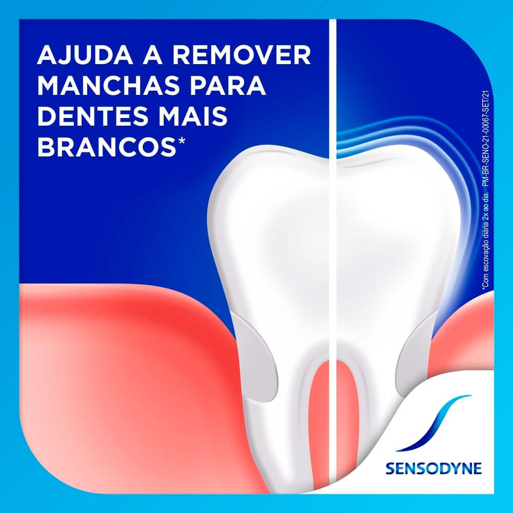 Detalhes do Creme Dental Sensodyne Branqueador Extra Fresh 90g
