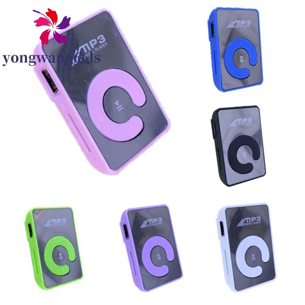 YONGWANG Mp3 Music Player Cartão TF Estudante Esporte Alto-Falante Walkman Sports Running