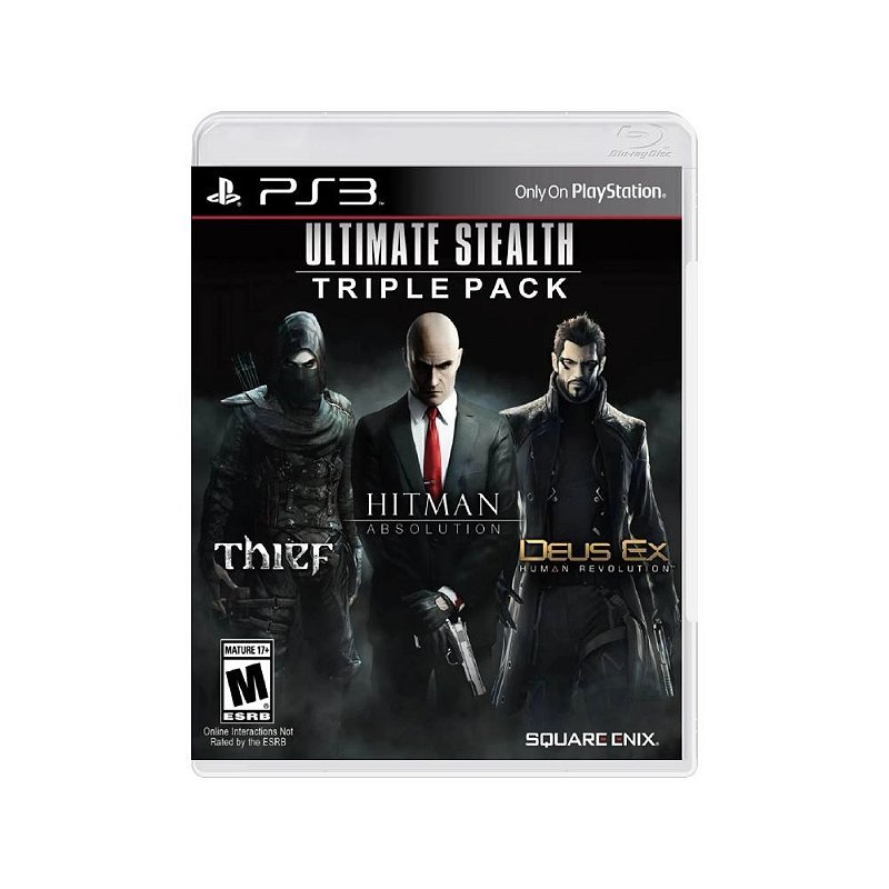 Jogo Pacote Ultimate Stealth Triple - PS3 - Usado - Original