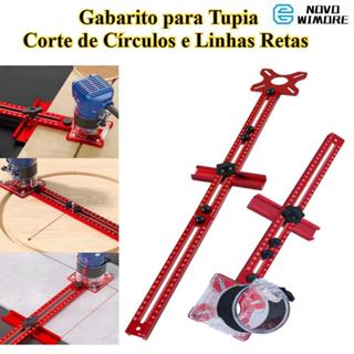 [WJGJ] Gabarito Para Tupia Corte De Círculos E Linhas Retas Ferramenta Profissional Para Marcenaria em Oferta na Shopee