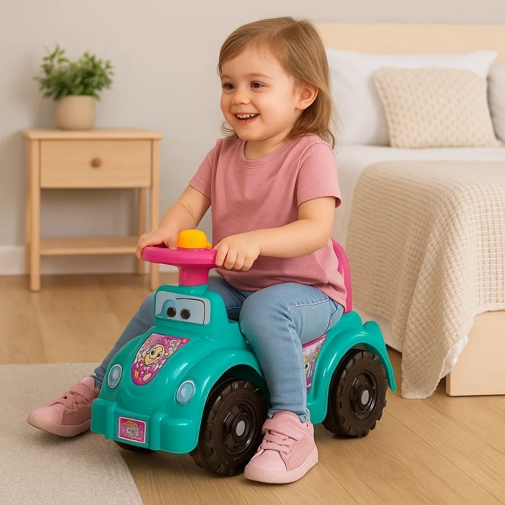 Carrinho Andador Infantil Buzina Quadriciclo Triciclo Empurrar Oferta