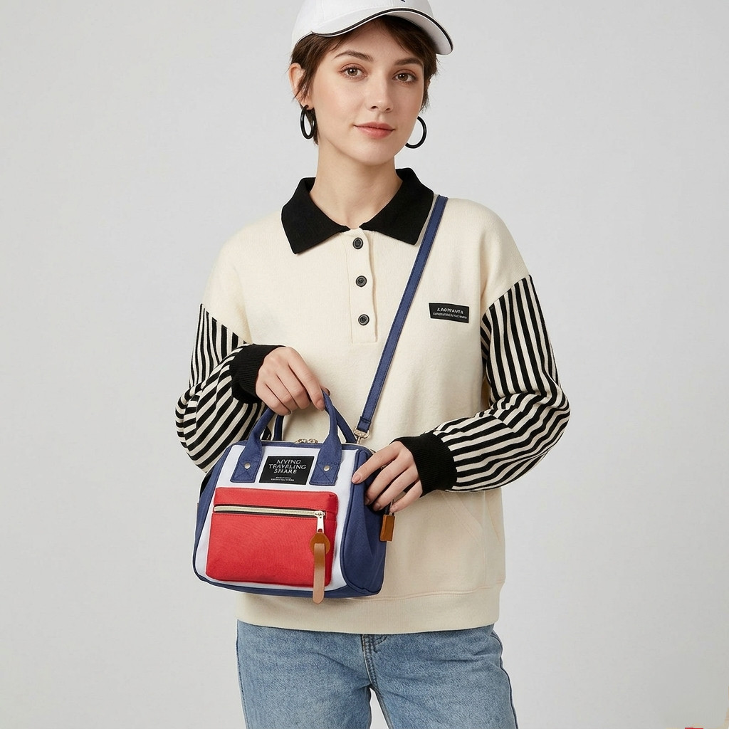 Mochila Bolsa Maternidade de Mão Multifuncional Térmica Impermeável Organizadora Bebê Promoção