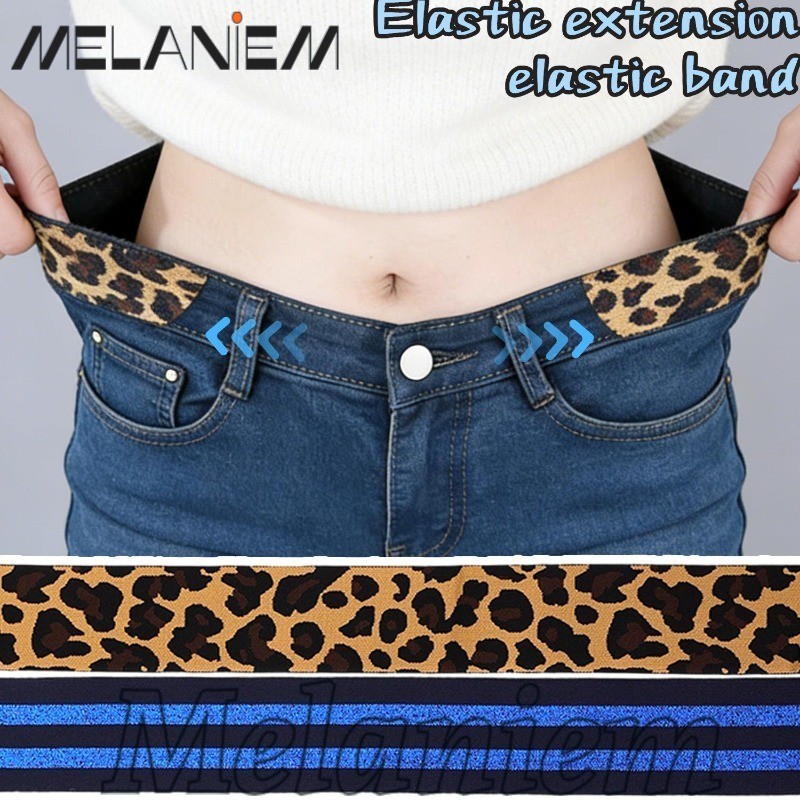Extensores De Cintura De 4/1 Rolo Para Calças Justas | Expansor De Cinto Elástico Ajustável Com Estampa De Leopardo , Ma