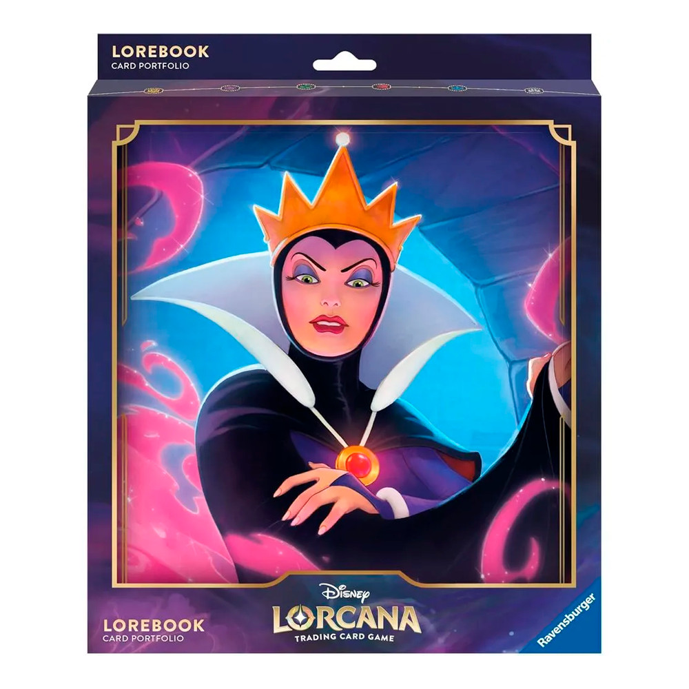 Portfólio Lorebook para Cartas - Disney Lorcana: Rainha Má