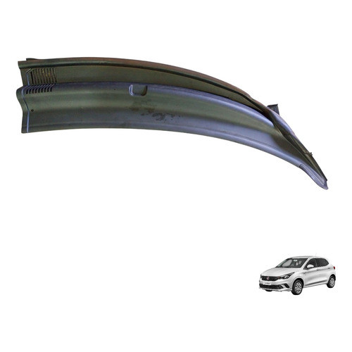 Moldura Churrasqueira Direita Fiat Argo 2018 2019 Preto