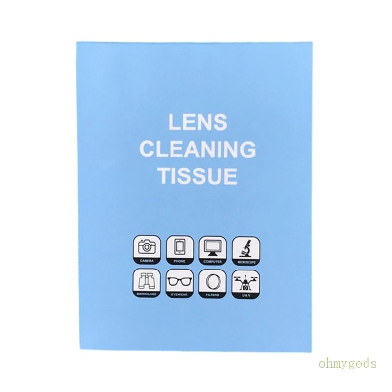 OH Toalhetes De Papel De Limpeza Suave Para Lentes De Câmera , Óculos E Tela De Telefone , Folhas De Tamanho Grande , Pa
