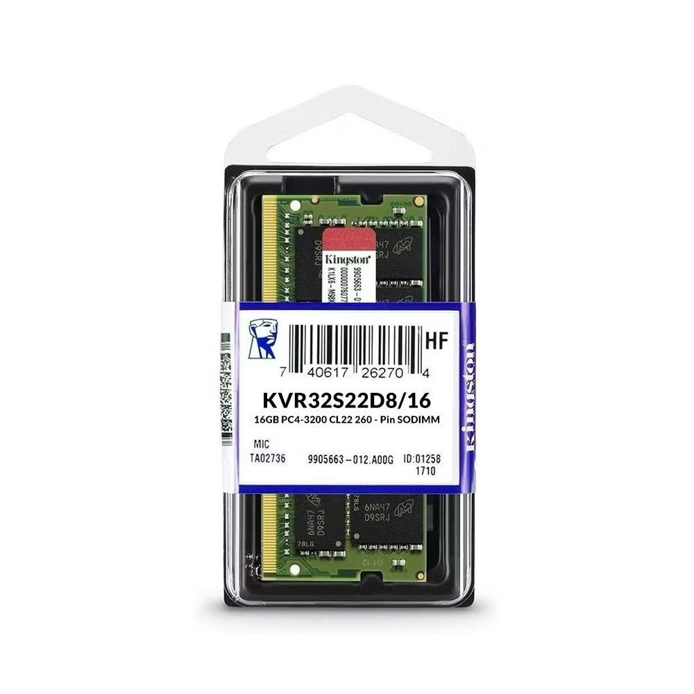 Memória Notebook Kingston 16GB DDR4 3200MHz SODIMM