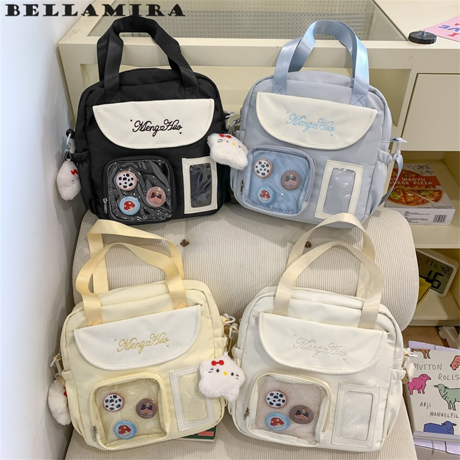 Bolsa Mochila Ita Bag de Nylon Resistente - Impermeável, 3 em 1 (Mochila, Ombro, Mão), para Estudantes e Uso Diário