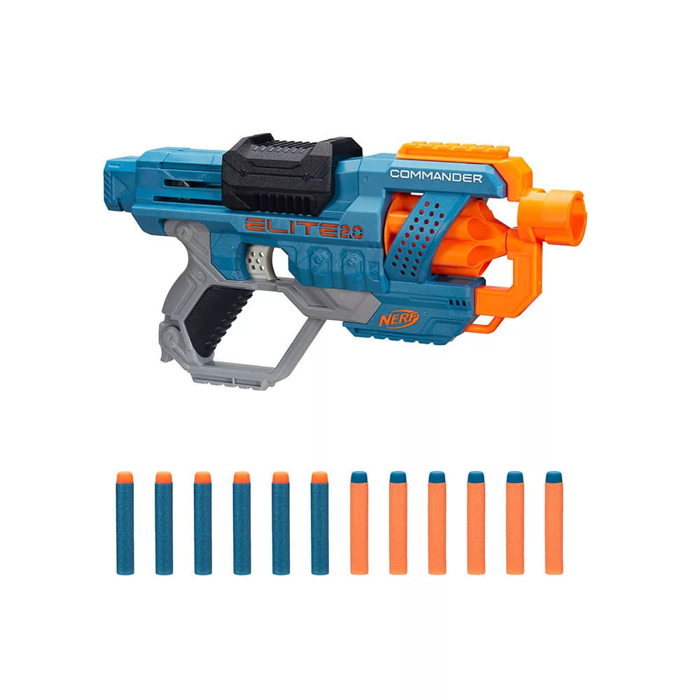 Lança Dardos Nerf Elite Commander em Oferta na Shopee