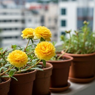 promoção pacote Sementes flor onze horas cor amarela triplas e dobradas