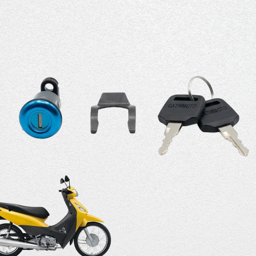 Trava De Banco Biz 125 06 A 08 Segurança Fixação Moto