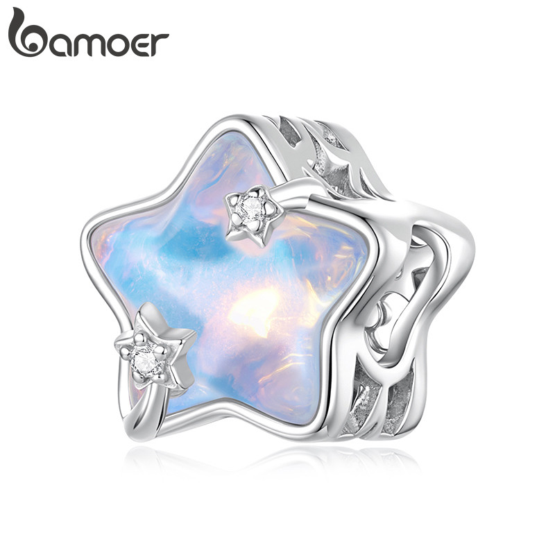 Bamoer Charme Estrela De Tiro Pingente DIY Para Pulseira Presentes Mulheres YIC150