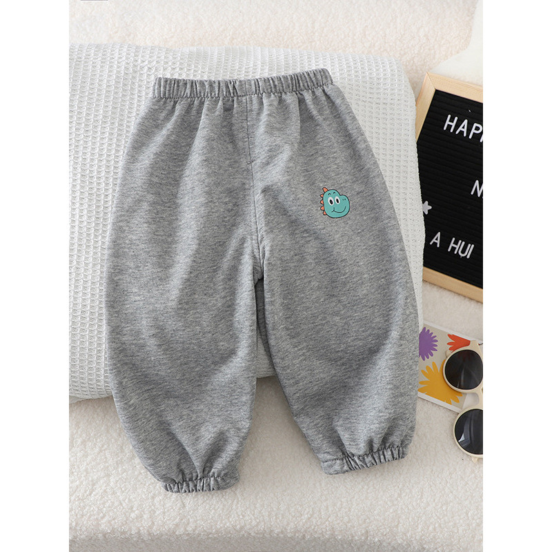 Calças esportivas casuais de outono infantil médio pequeno moletom infantil masculino feminino bebê calças infantis vers