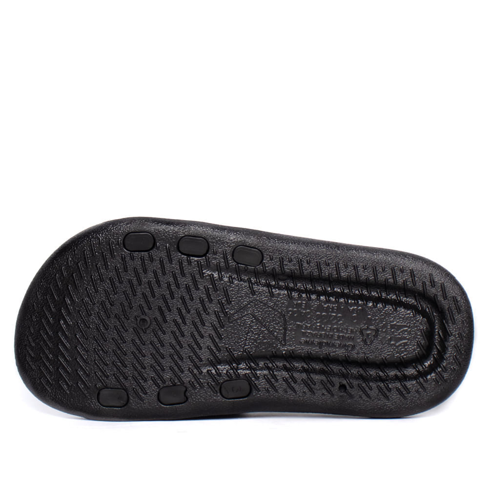 Chinelo Infantil Rider Step Slide Monobloco Preto/Azul