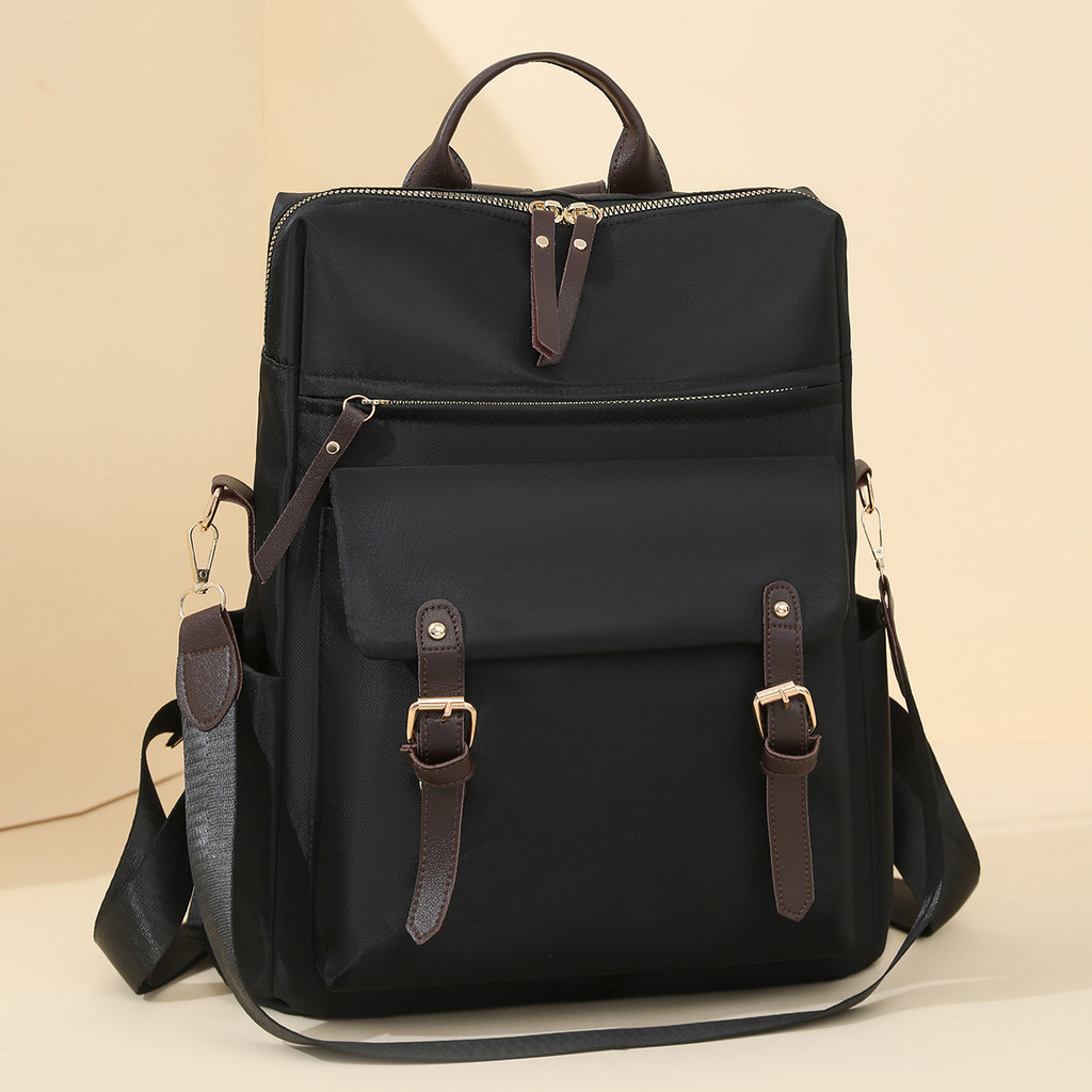 Nova mochila de moda transfronteiriça, bolsa casual moderna para laptop de estudante feminina, mochila escolar feminina