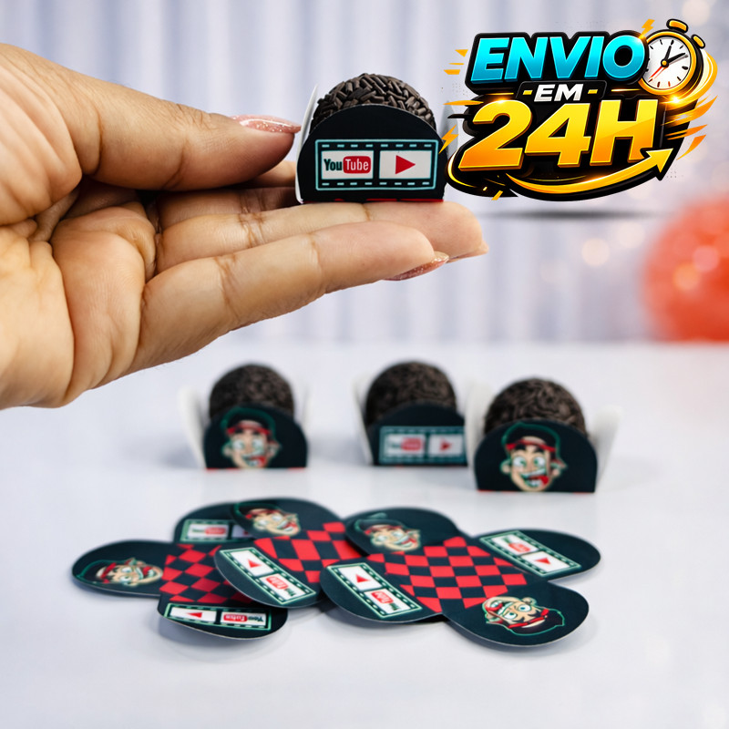 Forminha de Doces Enaldinho Personalizada no Tema /Lembrancinha de Festa /Aniversário