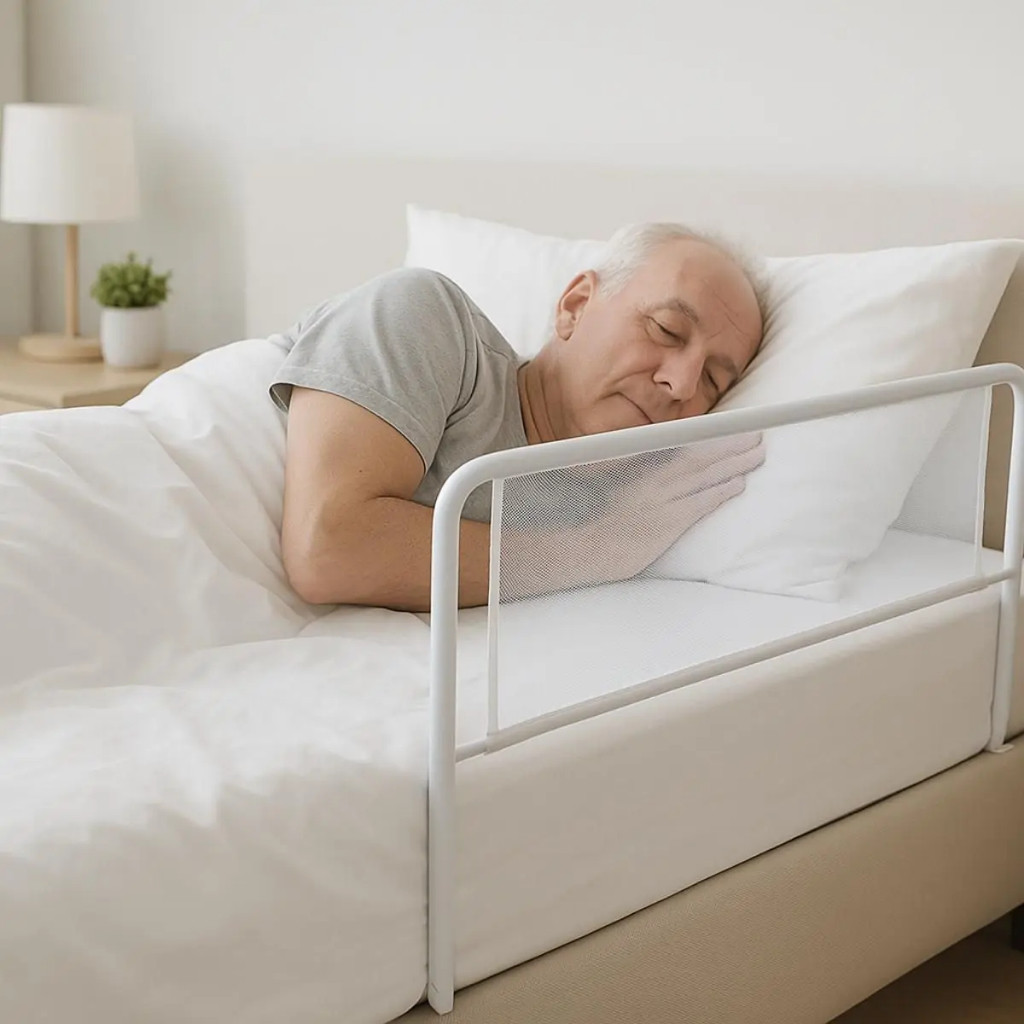 Grade de Cama de Proteção (Pequena, Média, Grande e GG )– Branca Lisa | Segurança para Bebês, Crianças e Idosos Proteçao