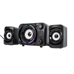 Caixa de Som Bluetooth 2.1 Subwoofer RGB 18W USB AUX FM Grasep D-GP301 BT