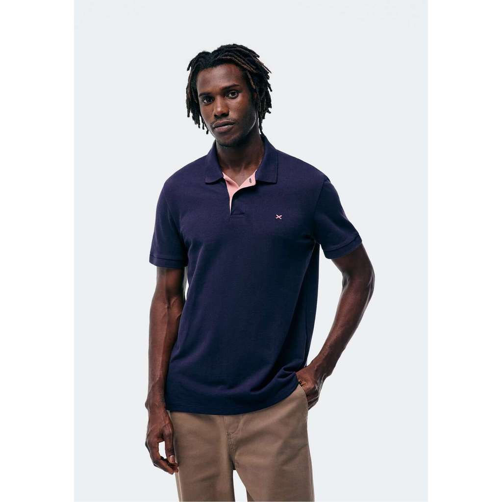 Camisa Polo Básica Masculina Em Malha Piquet Com Bordado HERING