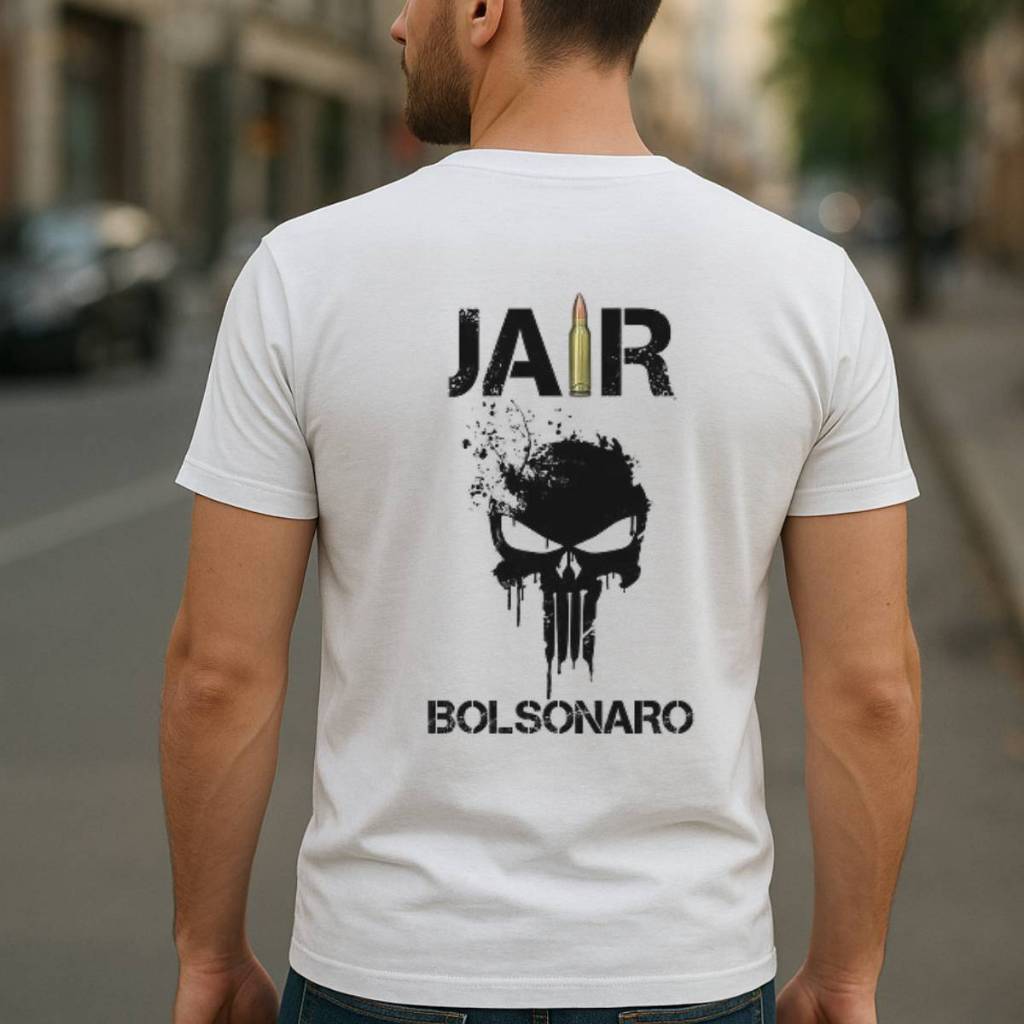 Camiseta Bolsonaro Deus Pátria Família Liberdade Unissex Premium Malha 100% Algodão Conforto