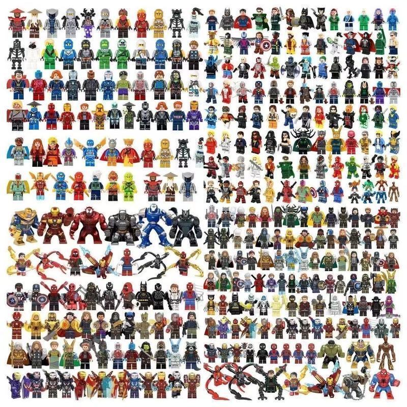 1.000 Mini bonecas diferentes, bonecos de bloco de construção, presentes de aniversário